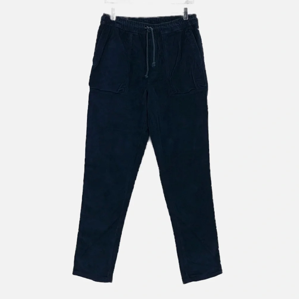 M. Singer Corduroy Pull On Drawstring Pants in Navy - NWPT - Size Medium